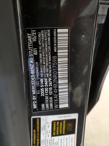 W1KAF4HB2NR017598 - 2022 MERCEDES-BENZ C 300 4MATIC GRAY photo 13