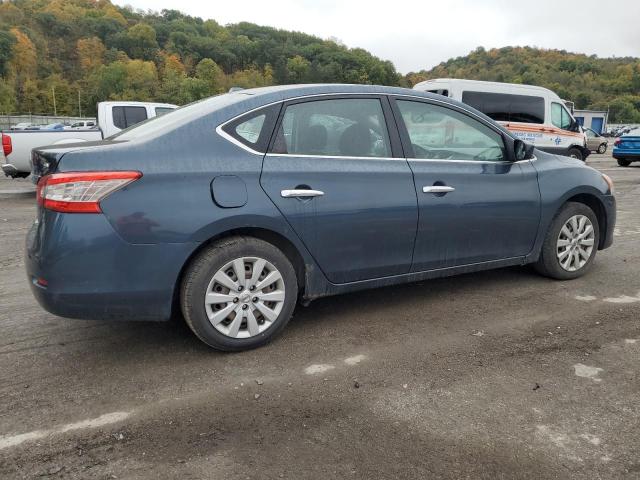 3N1AB7AP1DL725251 - 2013 NISSAN SENTRA S BLUE photo 3