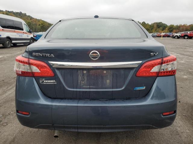 3N1AB7AP1DL725251 - 2013 NISSAN SENTRA S BLUE photo 6