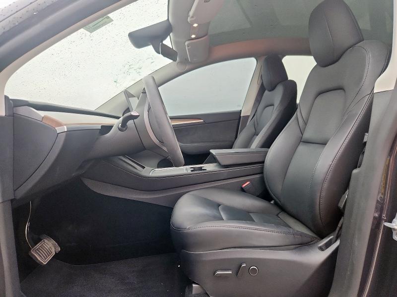 7SAYGAEEXRF084368 - 2024 TESLA MODEL Y CHARCOAL photo 7