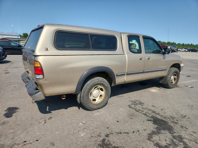 5TBRN34102S254202 - 2002 TOYOTA TUNDRA ACCESS CAB SR5 GOLD photo 3