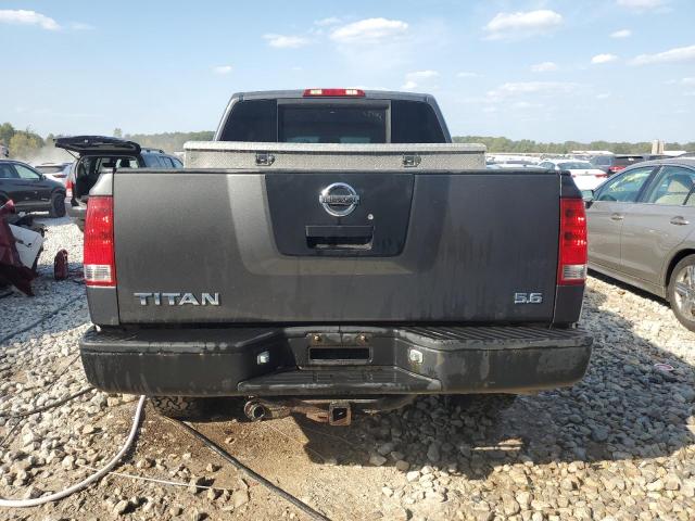 1N6BA07B66N541611 - 2006 NISSAN TITAN XE GRAY photo 6