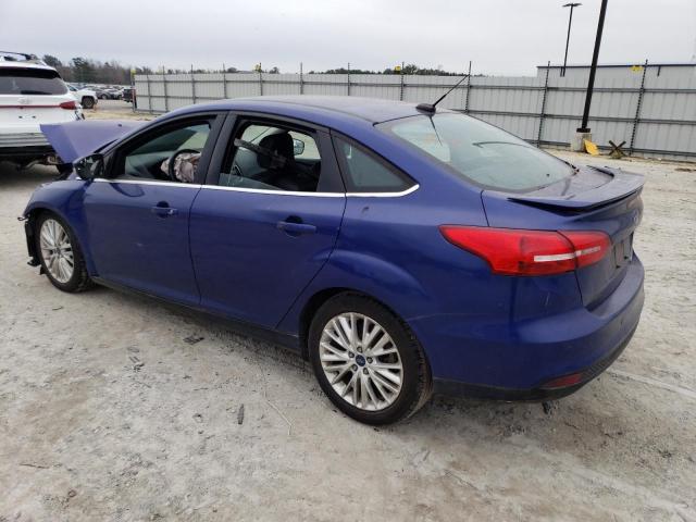 1FADP3J28FL227643 - 2015 FORD FOCUS TITANIUM BLUE photo 2