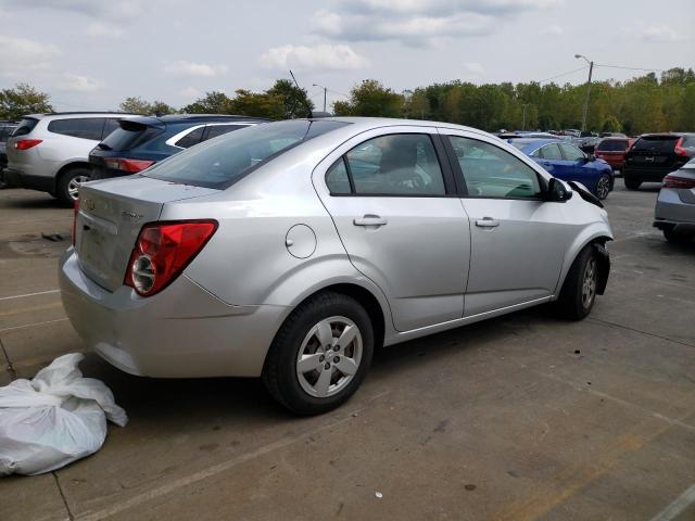 1G1JA5SH4F4139544 - 2015 CHEVROLET SONIC LS ვერცხლისფერი ფოტო 3