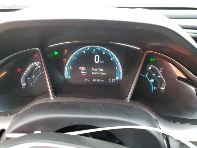 2HGFC2F78GH521802 - 2016 HONDA CIVIC EX BLACK photo 9