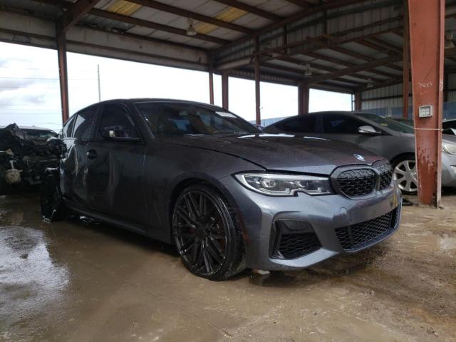 3MW5U7J07M8B52853 - 2021 BMW M340I GRAY photo 4