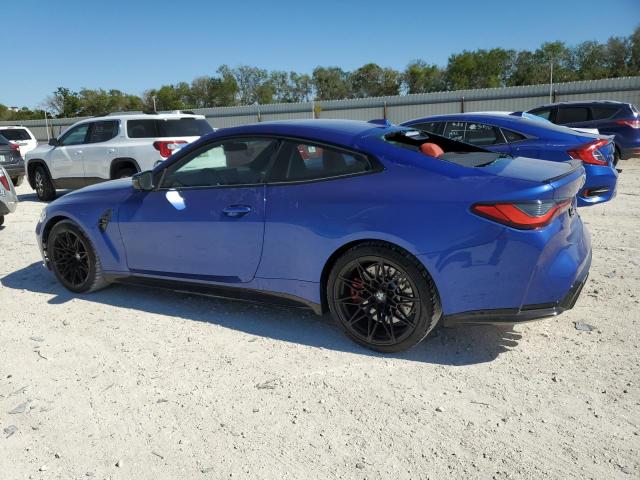 WBS33AZ09RCN61136 - 2024 BMW M4 COMPETITION Bleu photo 2