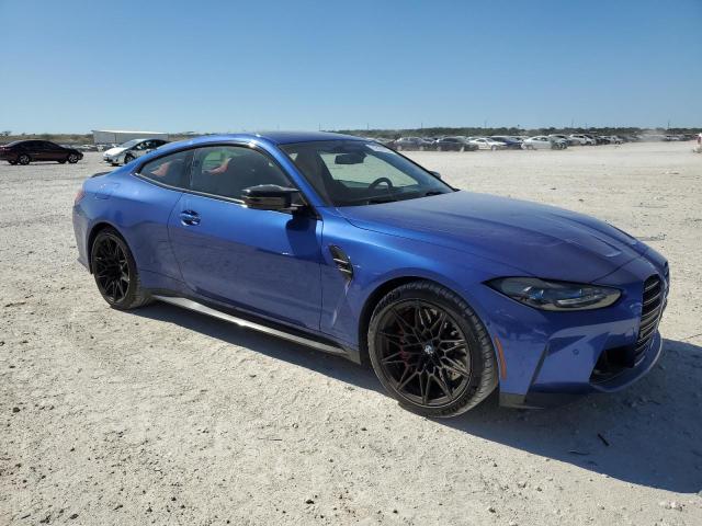 WBS33AZ09RCN61136 - 2024 BMW M4 COMPETITION Bleu photo 4