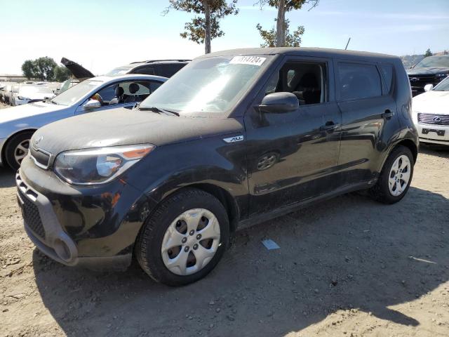 KNDJN2A23F7151867 - 2015 KIA SOUL BLACK photo 1