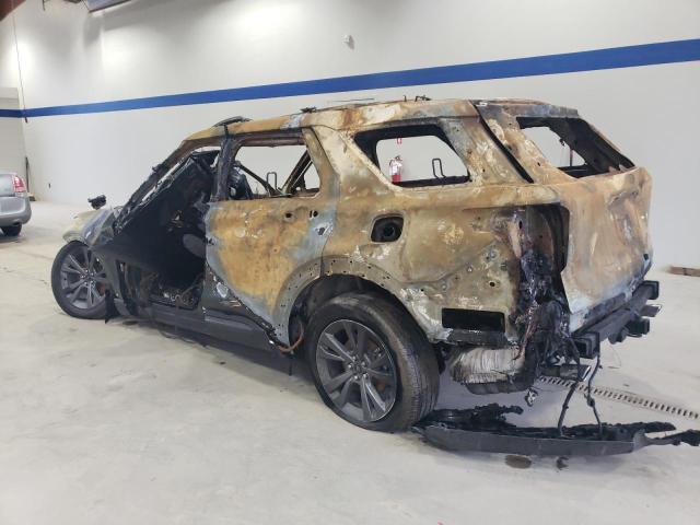 1FMSK8DH6PGA49637 - 2023 FORD EXPLORER XLT Сгоревший фото 2