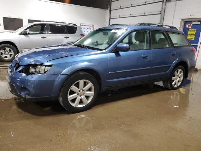 4S4BP62C987332113 - 2008 SUBARU OUTBACK 2.5I LIMITED BLUE photo 1