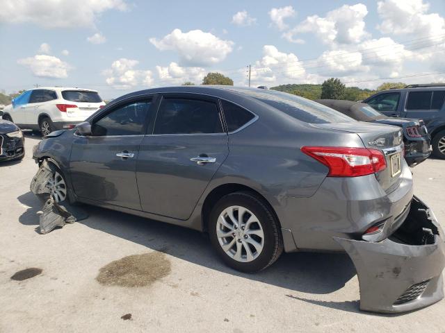 3N1AB7AP4KY319030 - 2019 NISSAN SENTRA S GRAY photo 2
