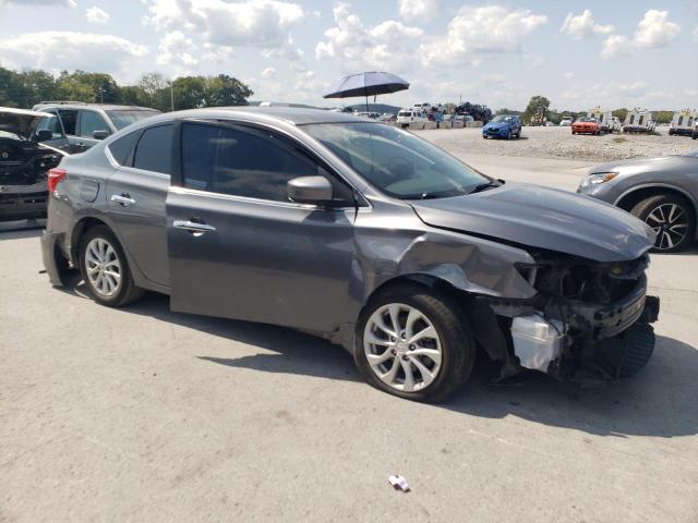 3N1AB7AP4KY319030 - 2019 NISSAN SENTRA S GRAY photo 4