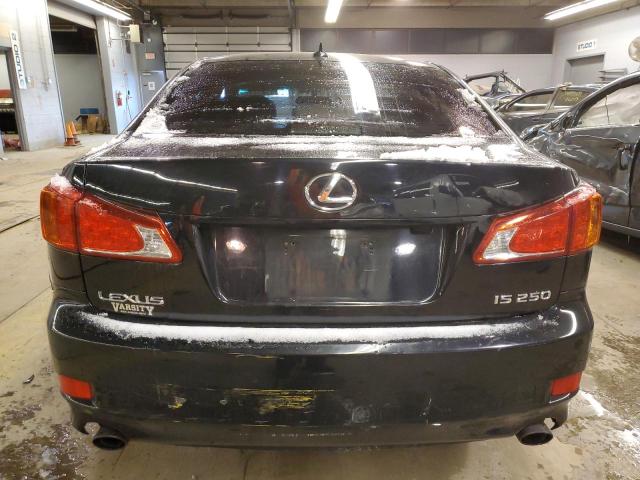 JTHBK262795087868 - 2009 LEXUS IS 250 BLACK photo 6