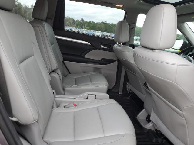 5TDKKRFH5ES024223 - 2014 TOYOTA HIGHLANDER XLE GRAY photo 10