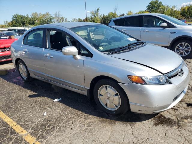 JHMFA36228S017947 - 2008 HONDA CIVIC HYBRID SILVER photo 4