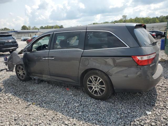 5FNRL5H60CB092740 - 2012 HONDA ODYSSEY EXL GRAY photo 2