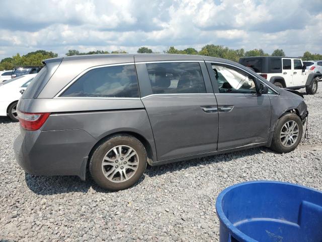 5FNRL5H60CB092740 - 2012 HONDA ODYSSEY EXL GRAY photo 3