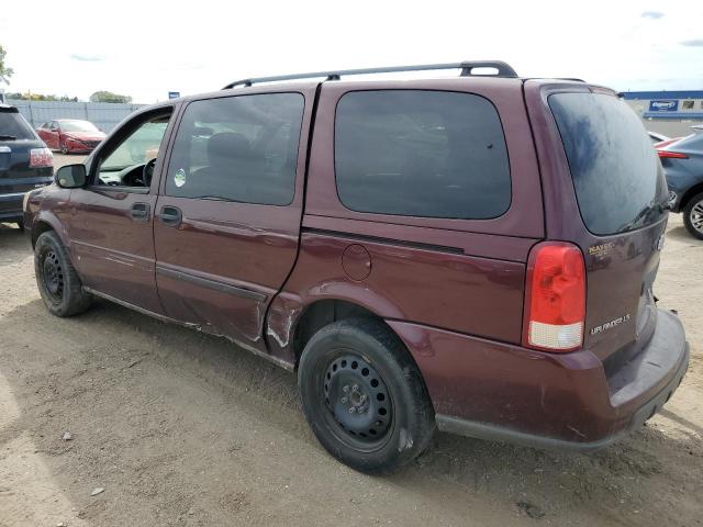 1GNDV23L86D193818 - 2006 CHEVROLET UPLANDER LS MAROON photo 2
