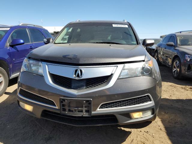 2HNYD2H70BH514055 - 2011 ACURA MDX ADVANCE CHARCOAL photo 5