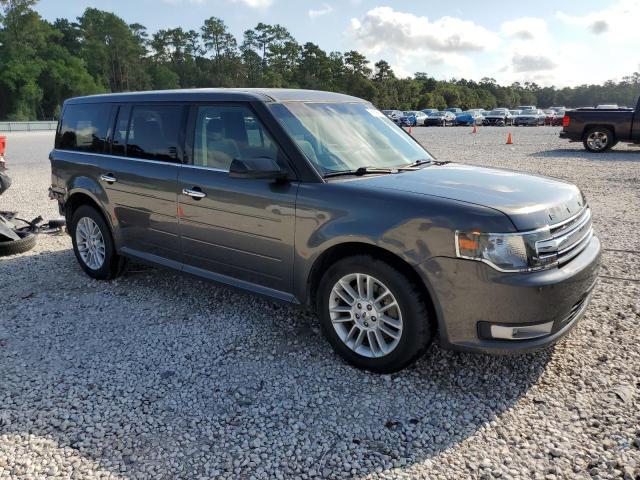 2FMHK6C81KBA26055 - 2019 FORD FLEX SEL GRAY photo 4