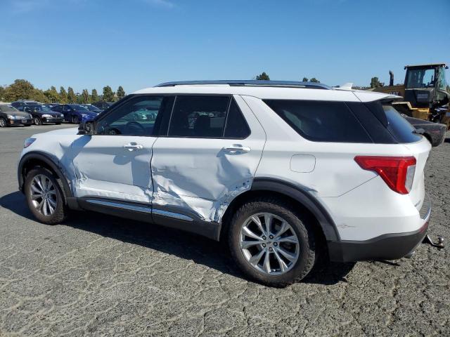 1FMSK8FH5LGB86608 - 2020 FORD EXPLORER LIMITED WHITE photo 2