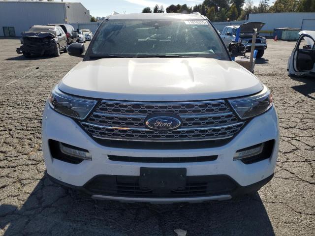 1FMSK8FH5LGB86608 - 2020 FORD EXPLORER LIMITED WHITE photo 5