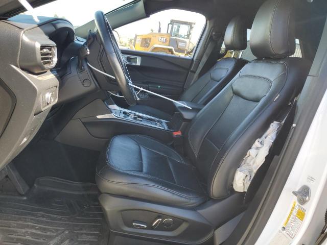 1FMSK8FH5LGB86608 - 2020 FORD EXPLORER LIMITED WHITE photo 7