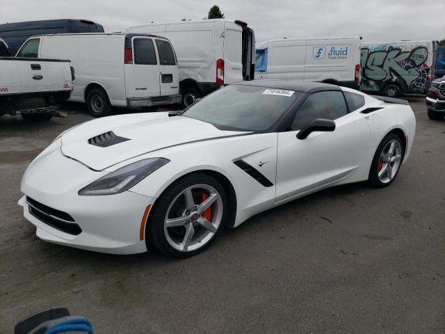 1G1YB2D73F5109203 - 2015 CHEVROLET CORVETTE STINGRAY 1LT WHITE photo 1