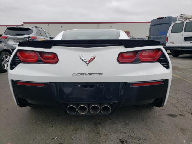 1G1YB2D73F5109203 - 2015 CHEVROLET CORVETTE STINGRAY 1LT WHITE photo 6