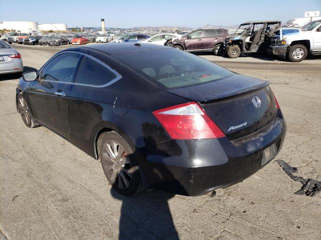 1HGCS22898A012886 - 2008 HONDA ACCORD EXL BLACK photo 2