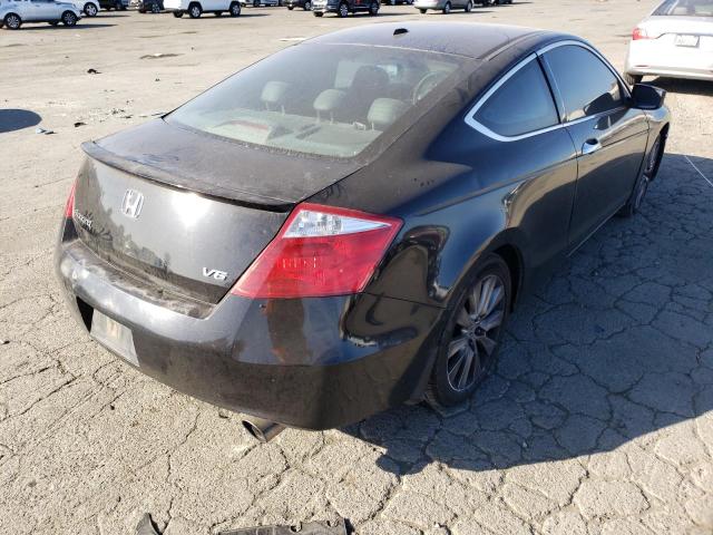 1HGCS22898A012886 - 2008 HONDA ACCORD EXL BLACK photo 3