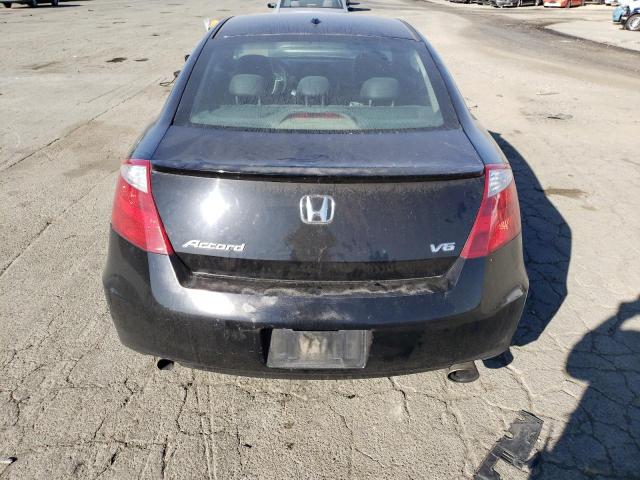 1HGCS22898A012886 - 2008 HONDA ACCORD EXL BLACK photo 6