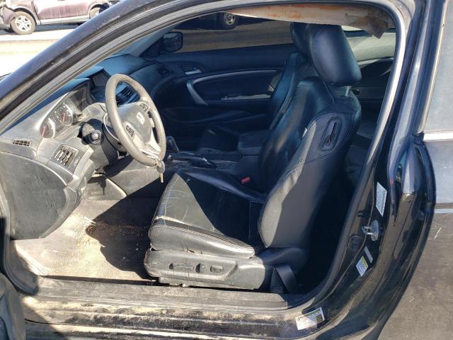 1HGCS22898A012886 - 2008 HONDA ACCORD EXL BLACK photo 7