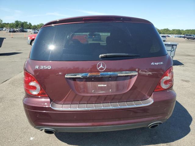 4JGCB65E38A085514 - 2008 MERCEDES-BENZ R 350 BURGUNDY photo 6