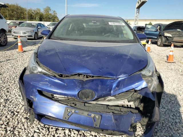 JTDKBRFU3G3501894 - 2016 TOYOTA PRIUS BLUE photo 5