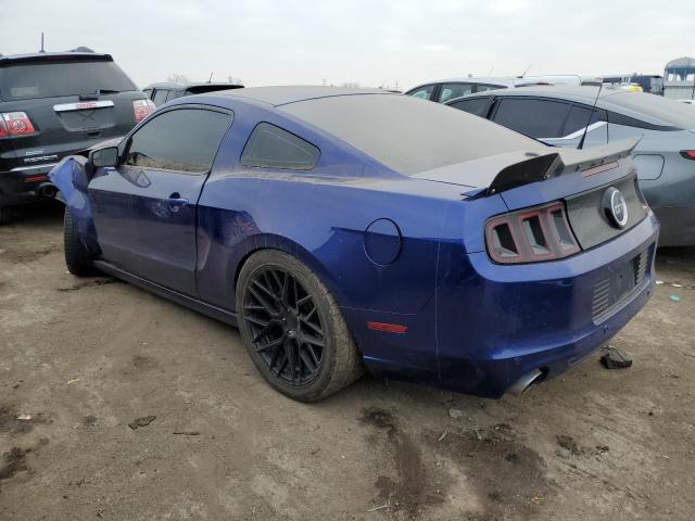 1ZVBP8CF9D5284589 - 2013 FORD MUSTANG GT BLUE photo 2