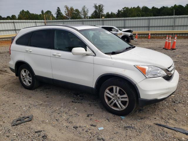 JHLRE4H76BC001448 - 2011 HONDA CR-V EXL WHITE photo 4