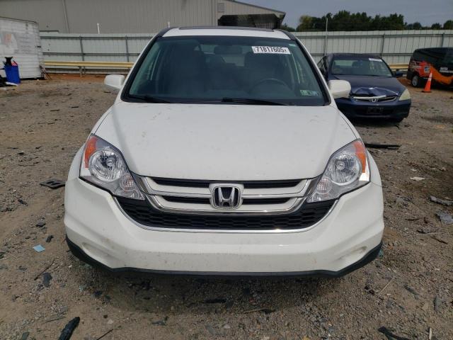 JHLRE4H76BC001448 - 2011 HONDA CR-V EXL WHITE photo 5