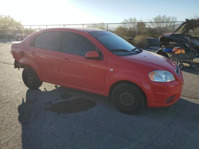 KL1TD56687B176682 - 2007 CHEVROLET AVEO BASE RED photo 4