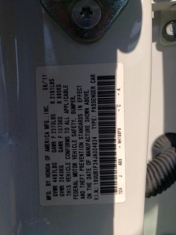 19UUB1F34JA004634 - 2018 ACURA TLX WHITE photo 12