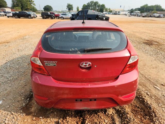 KMHCT5AE9CU012989 - 2012 HYUNDAI ACCENT GLS أحمر صورة 6