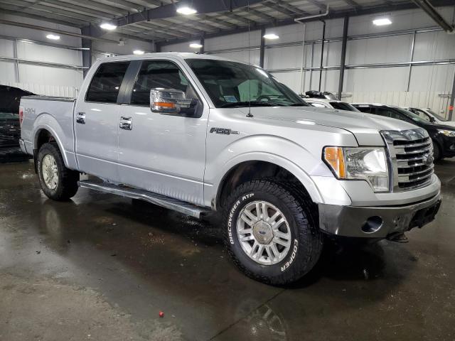 1FTFW1EF6DFA47032 - 2013 FORD F150 SUPERCREW SILVER photo 4