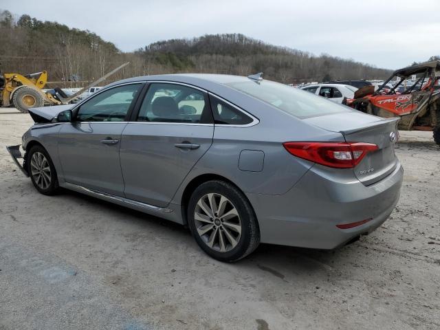 5NPE34AF8HH438769 - 2017 HYUNDAI SONATA SPORT GRAY photo 2