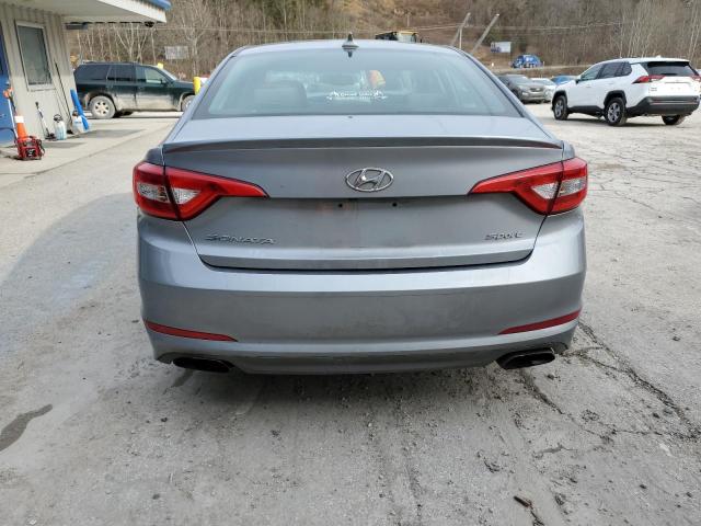 5NPE34AF8HH438769 - 2017 HYUNDAI SONATA SPORT GRAY photo 6