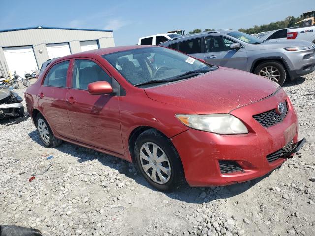 1NXBU4EE8AZ259172 - 2010 TOYOTA COROLLA BASE RED photo 4