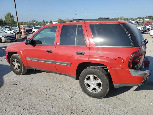 1GNDT13S822502250 - 2002 CHEVROLET TRAILBLAZE RED photo 2