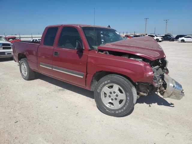 1GCEC19Z07Z165704 - 2007 CHEVROLET SILVERADO C1500 CLASSIC Bordo foto 4