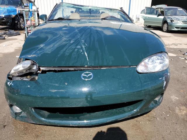 JM1NB353410212339 - 2001 MAZDA MX-5 MIATA BASE GREEN photo 5