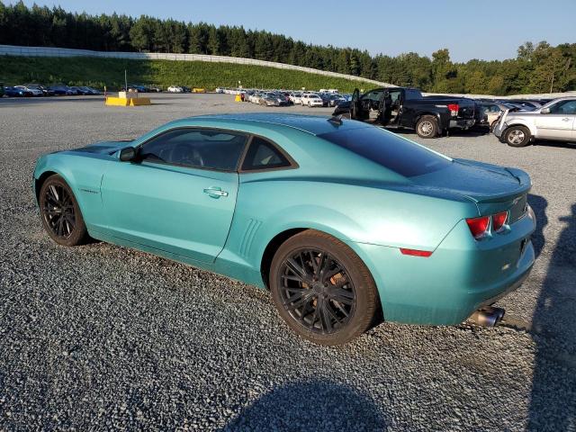 2G1FA1ED5B9202701 - 2011 CHEVROLET CAMARO LS TEAL photo 2